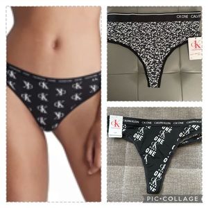 Calvin Klein Soft Thong Panties - 2 pairs